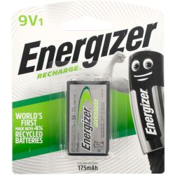 ENERGIZER Recharge: 9v -1 Pack