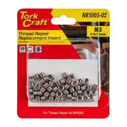 TORK CRAFT Thread Repair Kit M5 X 0.8 X 1.5d Repl. Inserts For Nr5005