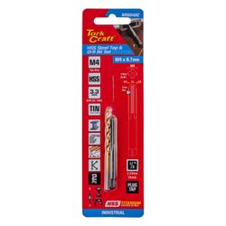 TORK CRAFT Tap Hss 4x0.7 & Drill 3.3mm 2pc Set