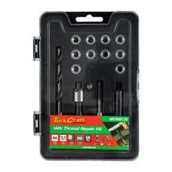TORK CRAFT Thread Repair Kit 14pc M8 X 1.25 X 11.7mm Flange Insert