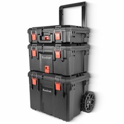 Plastic Tool Storage Station 3 Tier On Castors