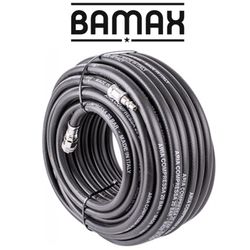BAMAX Rubber Air Hose 10mmx30m W.quick Coupler