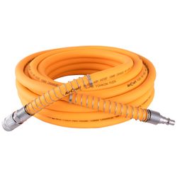 AIRCRAFT Flex Air Hose Kit 10mm X 10m Orange W/quick Coupler & Connector Yohko