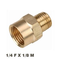 AIRCRAFT Reducer Brass 1/8x1/4 M/f