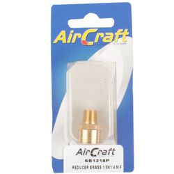 AIRCRAFT Reducer Brass 1/8x1/4 M/f 1pc Pack