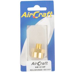 AIRCRAFT Reducer Brass 1/8x3/8 M/f 1pc Pack