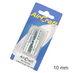 AIRCRAFT Connector Aro Type 10mm Hosetail 2pc Pack