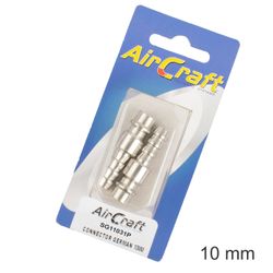 AIRCRAFT Connector German 10mm Hosetail 2pc Pack