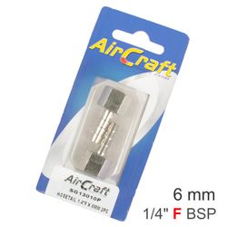 AIRCRAFT Hosetail 1/4'f X 6mm 2pc Pack
