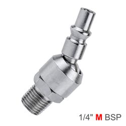 AIRCRAFT Swivel Connector 1/4' M Bsp Aro Type