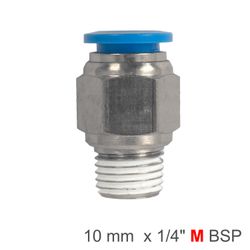 AIRCRAFT Pu Hose Fitting Straight Stud 10mm-1/4 M