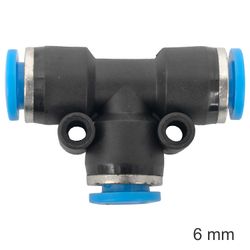 AIRCRAFT Pu Hose Fitting Tee 6mm