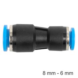 AIRCRAFT Pu Hose Fitting Reducer 8mm-6mm