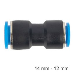 AIRCRAFT Pu Hose Fitting Reducer 14mm-12mm