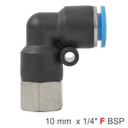 AIRCRAFT Pu Hose Fitting Elbow 10mm-1/4 F