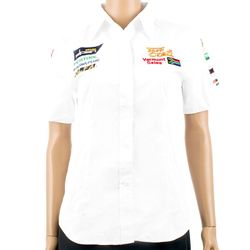 TORK CRAFT Ladies Blouse - White 3/4 - X-large