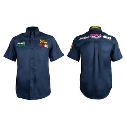 TORK CRAFT Vermont Mens Cotton Shirt Navy Blue 3xl