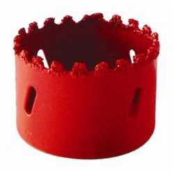TORK CRAFT Hole Saw Carbide Grit 57mm - Red