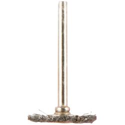 TORK CRAFT Mini Carbon Steel Brush 22.2mm Wheel 3.2mm Shank