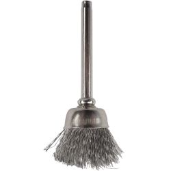 TORK CRAFT Mini Carbon Steel Brush 12.7mm Cup 3.2mm Shank
