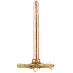 TORK CRAFT Mini Brass Brush 19.1mm Wheel 3.2mm Shank