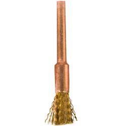 TORK CRAFT Mini Brass Brush 3.2mm End 3.2mm Shank