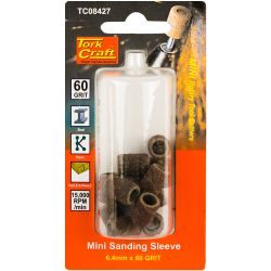 TORK CRAFT Mini Sanding Sleeve 6.4mm 60g