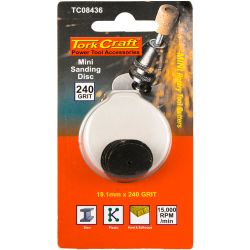 TORK CRAFT Mini Sanding Disc 19.1mm 240g