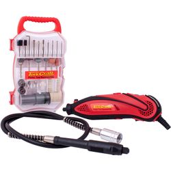 TORK CRAFT Mini Rotary Tool And 72 Pc Accessory Kit With Flexible Shaft