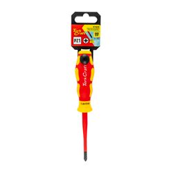 TORK CRAFT Screwdriver Insulated Pozi.no.1 X 80mm Vde