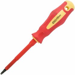 TORK CRAFT Screwdriver Insulated Square No 2x100mm