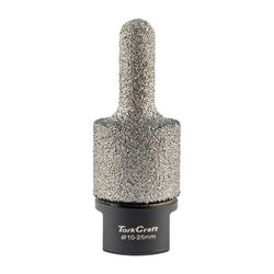 Diamond Core Milling Bit 10mm X 50mm X 65mm M14 Vacuum Brazed