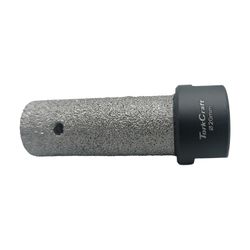 Diamond Core Milling Bit 20mm X 50mm X 75mm M14 Vacuum Brazed