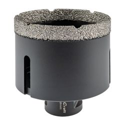 Diamond Core Bit 68mm X 50mm M14 X 70mm Vacuum Brazed