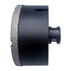 Diamond Core Bit 102mm X 50mm M14 X 70mm Vacuum Brazed