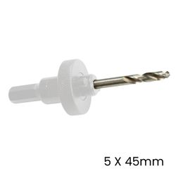 TORK CRAFT Arbor Drill Bit 5 X 45mm For Hss Hole Saw