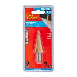 TORK CRAFT Step Drill Hss 4-22mmx2mm