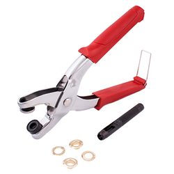 TORK CRAFT Grommet Setting Tool Kit C/w 10pc Eyelets 8mm