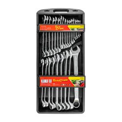 TORK CRAFT 26pcs Combination Spanner Set 6-32mm Deep Offset Jumbo Rack