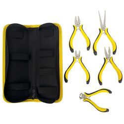 TORK CRAFT  TORK CRAFT 5pc Mini Plier Set With Bag Micro