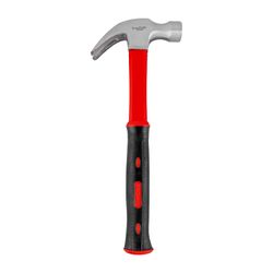 TORK CRAFT Hammer Claw 570g (20oz) Fibreglass Handle 295mm & Full Pol Head