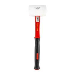 TORK CRAFT Hammer Rubber Mallet 450g (16oz) Fibreglass Handle White Non Marking