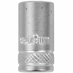 TORK CRAFT Socket 9mm 1/4' Drive Crv 12 Point