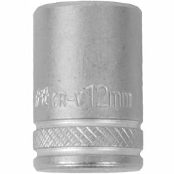 TORK CRAFT Socket 12mm 1/4' Drive Crv 12 P Oint