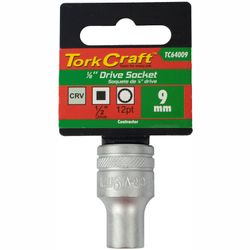 TORK CRAFT Socket 9mm X 21.8mm 1/2' Drive Crv 12 Point