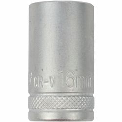 TORK CRAFT Socket 16mm X 21.8mm 1/2' Drive Crv 12 Point