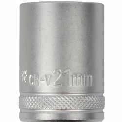 TORK CRAFT Socket 21mm X 27.8mm 1/2' Drive Crv 12 Point