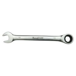 TORK CRAFT Combination Ratchet Wrench 15mm Fixed Head Spanner