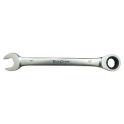 TORK CRAFT Combination Ratchet Wrench 17mm Fixed Head Spanner