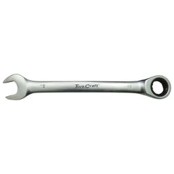 TORK CRAFT Combination Ratchet Wrench 19mm Fixed Head Spanner